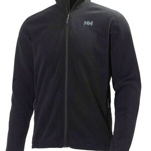 Helly Hansen Men's “Daybreaker” Black Lightweight Fleece - Full Zip (Large)